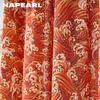1PC NAPEARL Hot Selling Fashionable and Versatile Japanese Printed Tassel Cotton Linen Curtains for Small Windows Balcony Home Dceor