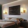 Gold Wall Lamp Modern Glass Wall Sconce Bathroom Light Fixtures Living Room Decor Mirror Wall Lights for Home Lighting