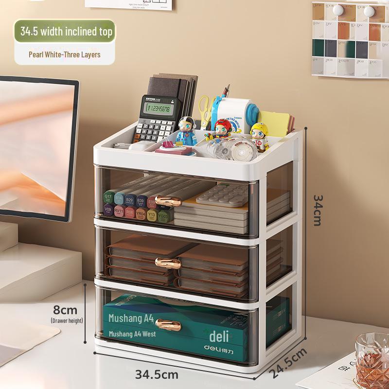 Пластиковый настольный органайзер для канцелярских принадлежностей и косметики