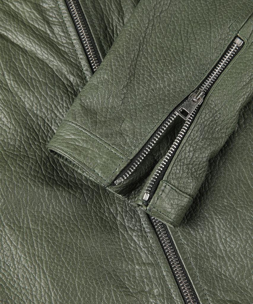 Panicale Green Blouson Lambskin Jacket