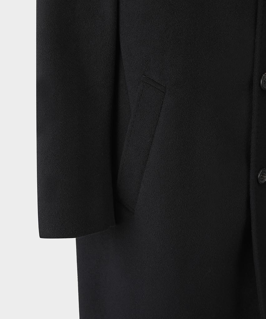 Brooks Brothers Classic Town Coat (Black) (Bbcsmf2194Uew)