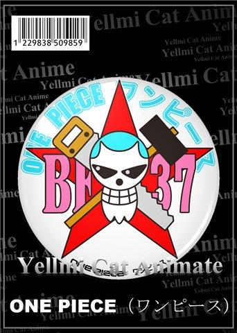 Badge Anime Pin Backpack Charm Portable Mirror Fridge Magnet Jolly Roger Luffy Zoro Nami Sanji Chopper Robin Franky
