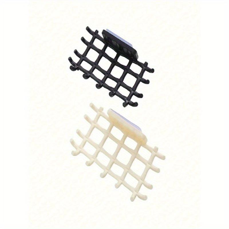 1 шт. Настенная мыльница-полка, Настенная дренажная полка для хранения, Бытовая, Без перфорации, Для ванной комнаты, Высококачественное туалетное мыло, Крючок для мыла