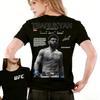 Летняя футболка UFC 2026 Арман Царукян Боевая Графическая Футболка Женская Спортивная Хлопковая с Коротким Рукавом Свободная Повседневная Рубашка для Фитнеса Унисекс