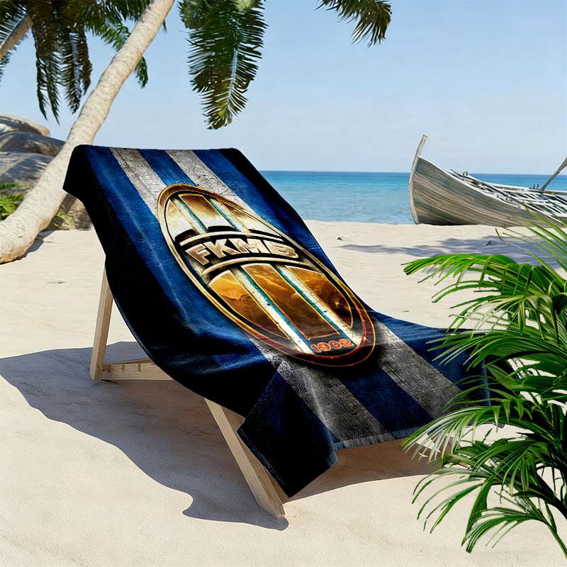 FKMB Print Beach Towel, Large Soft Quick Dry Towel for Beach Camping Swimming