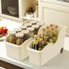 with Wheels Kitchen Storage Box Large Capacity Pot Cover Holder Kitchen Cabinet Organizer