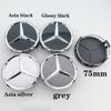 Car Sticker 1Pc 75mm Car Wheel Center Caps For Mercedes Benz W203 W204 W205 W212 W213 W222 W223 X253 W176 W177  C118 W166 W167 A