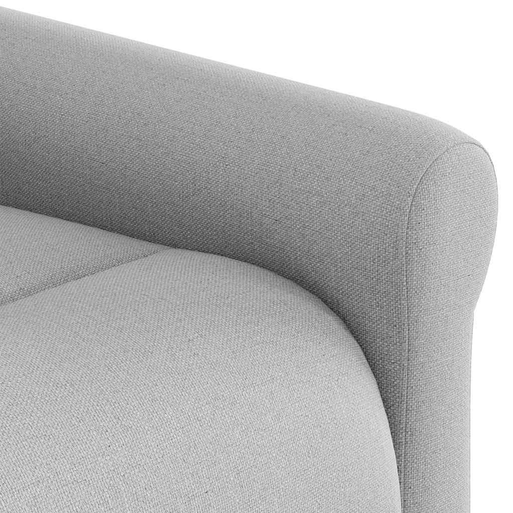 Electric Massage Chair Cloud Grey Fabric