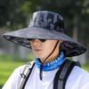 Summer Fan Fisherman Hat Men's Mountaineering Fishing Outdoor Refreshing Breathable Basin Hat Sun Protection Shade Casual Sun Hat