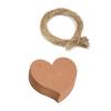 100Pcs Gift Tag with 20m Jute Twine Round/Heart/Rectangle Shaped Blank Design DIY Thick Wedding Thanksgiving Christmas Craft Tag Party Favors