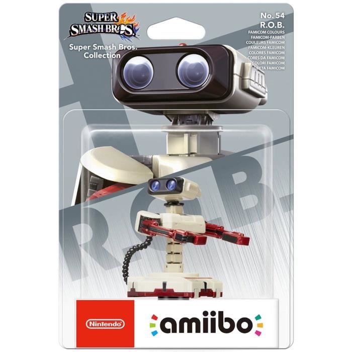 Figurine amiibo - r.o.b. couleurs famicom n°54 • collection super smash bros.