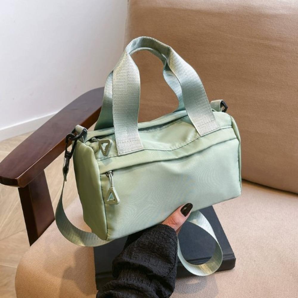Korea Style Adjustable Strap Nyl Crossbody Bag Large Capacity Multi Pocket Small Gym Bags Canvas Waterproof Tote Bag Travel