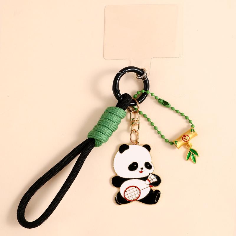 Модный брелок в виде панды: Милая подвеска в китайском стиле и креативное украшение для пары