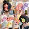 2Pcs/Set Children'S Cute Fabric Flower Pair Clip Hair Accessories Girl Hairpin