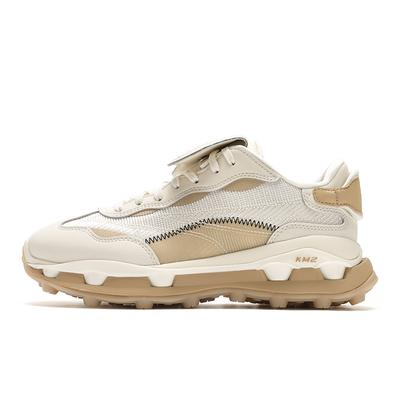 KM2 Модная Универсальная Повседневная Обувь с Низким Верхом Женские кроссовки Белый Коричневый F12W433105FPW