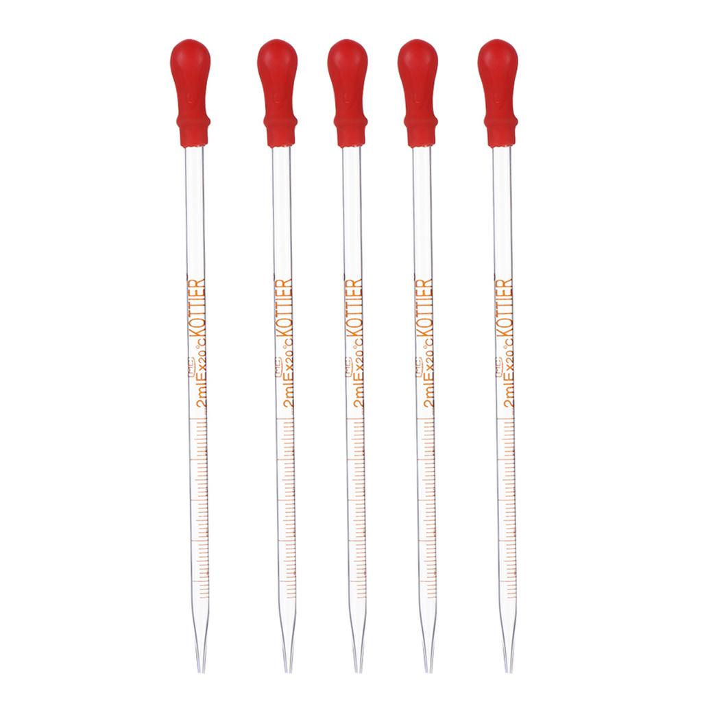 Прозрачные пробирки со шкалой, резиновая головка, градуированные пипетки для переноса жидкости, стеклянная капельница