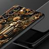 Механический узор шестеренки Чехол для телефона для Samsung Galaxy S26 S25 S24 S23 S22 S20 S21 FE Ultra S25 Edge Plus 5G Мягкий ТПУ Чехол Capas