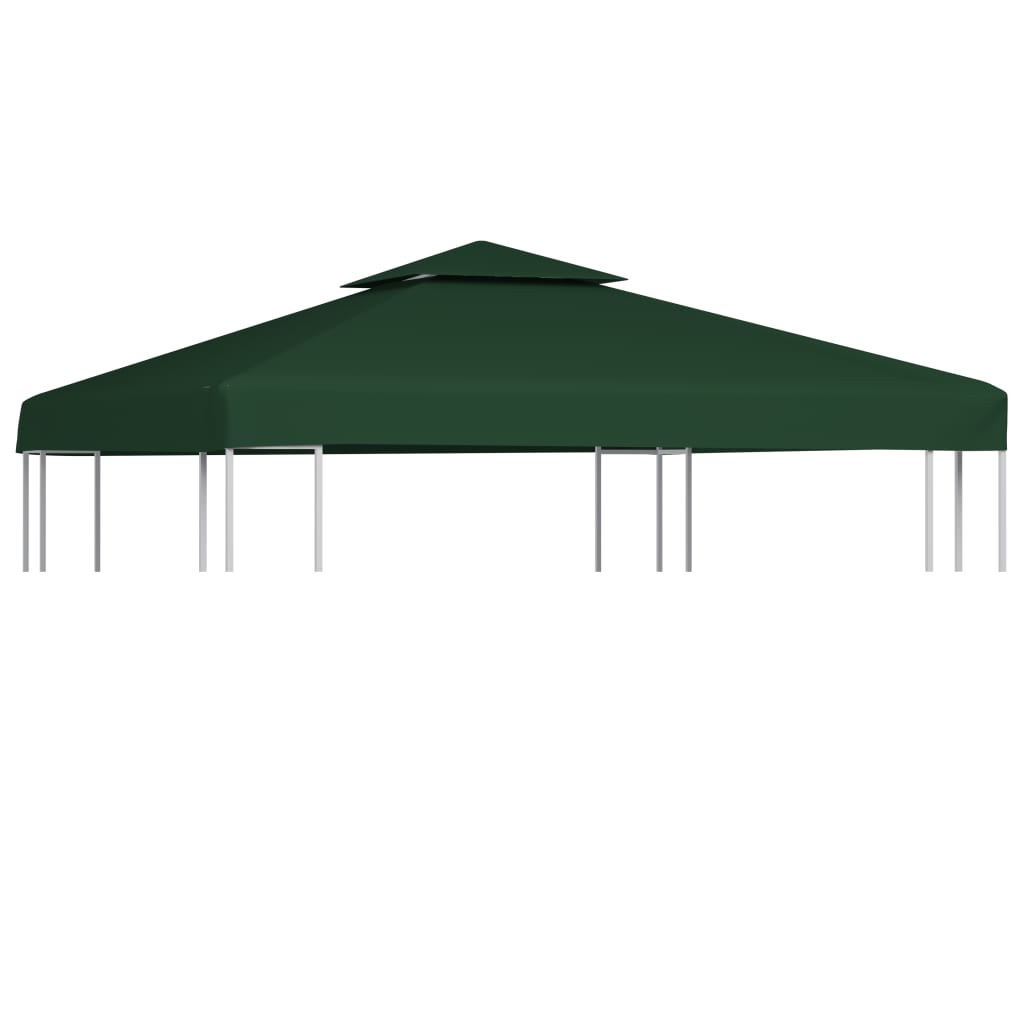 Replacement Pavilion Roof 310 g m² Green 3 x 3 m