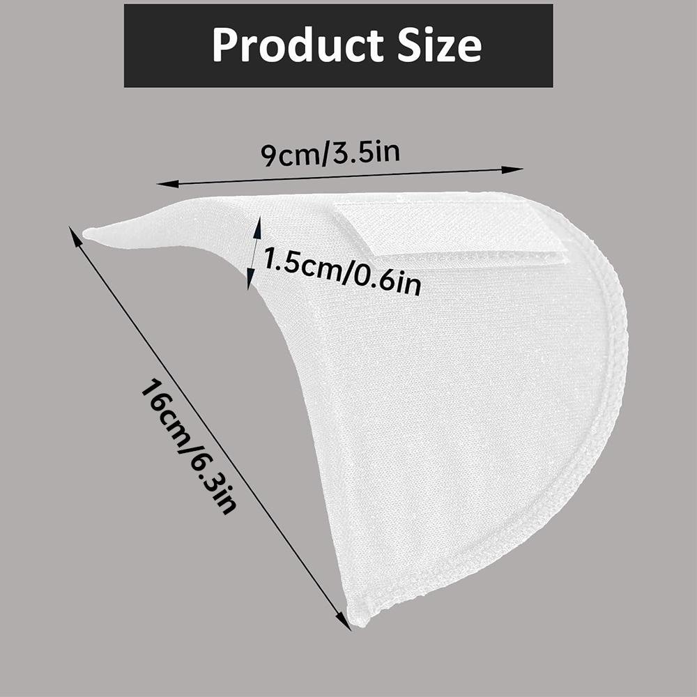 4 пары подплечников, не требующих пришивания, губчатые подкладки для пиджака, одежды, для шитья своими руками