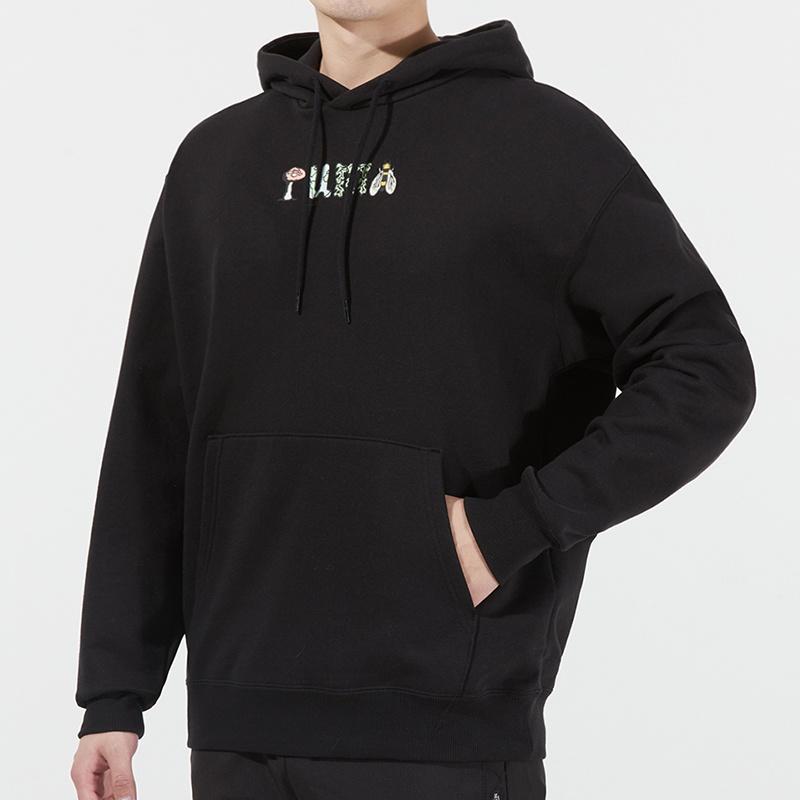 PUMA Downtown Funny Logo Printing Sports Black Men's 535412-01