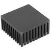 5Pcs Aluminum Aluminum Heatsink Silver/Black Radiator Heat Sink  Printed Circuit Board