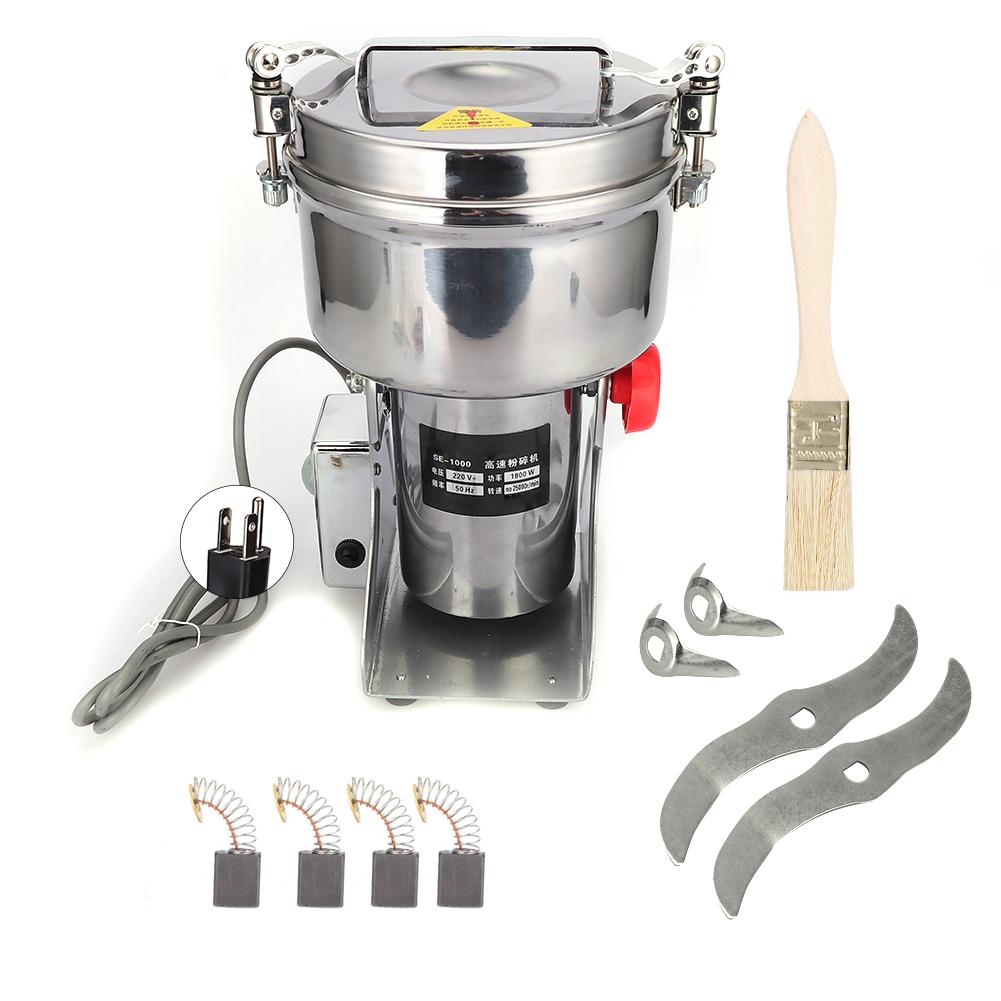 1000 г Мини-электрическая кофемолка Бытовая машина для сухого помола цельного зерна и китайских трав