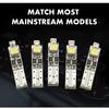 Mcdrlled 10PCS T5 LED Blubs Instrument Lights 0.2W Led Canbus White Red Yollow 3528 SMD Auto Lamp Dashboard Light 12V 24V
