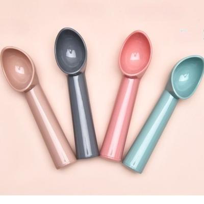 Ложка для мороженого Ложка для фруктов Инструмент Ложка для хоккея с шайбой Ложка для мороженого Ложка для пудинга Утолщенная полипропиленовая ложка для мороженого