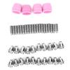 44 Pcs Plasma Cutter Accessory Nozzle Electrode Shielding for AG 60SG55 Wearing Parts Less Than Br More Than (44pcs )