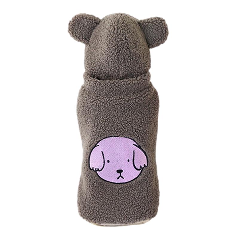 Милая одежда для собак с шапкой, теплая куртка для домашних животных, костюм для маленьких и средних собак, кошек, одежда для ши-тцу, чихуахуа, одежда для йоркширского пуделя