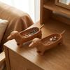 Plastic Dachshund Storage Tray Animal Catchall Tray for Entryway Sausage Dog Planter  Home Craft