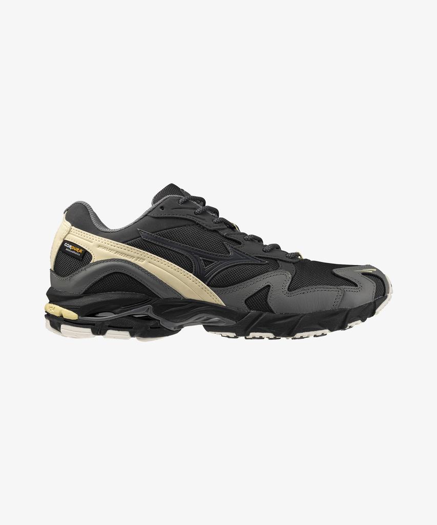 Mizuno (Unisex) Wave Rider 10 - Black Sand:Quiet Shade:Banana Crepe / D1Ga256301