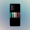 Чехол для телефона с флагом Италии для Samsung S25, S24, S21, S22, S23, S30, Ultra, S20, Plus, Fe, Lite, Note, 10, 9, 5G Черный
