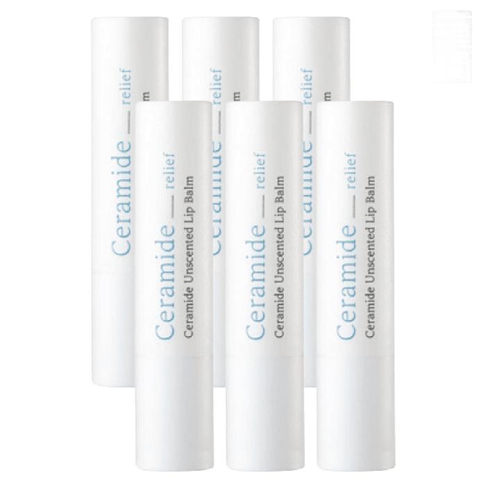 ILLIYOON Lip Balm Ceramide Unscented 3.2g 6 Pack Highly Moisturizing Lip Essence (30322888)
