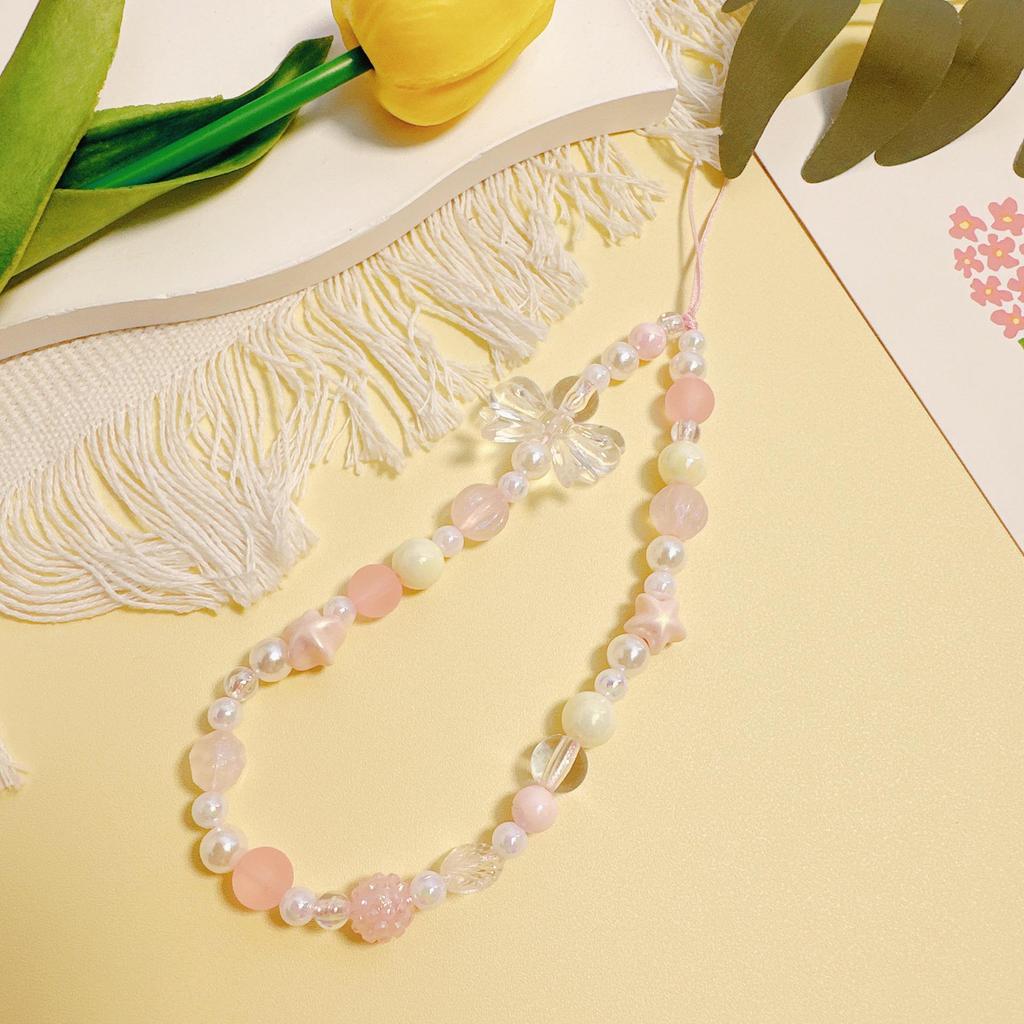 Розовый мишка с бантом, шарм для мобильного телефона: Шнурок и ремешок на запястье с защитой от падения