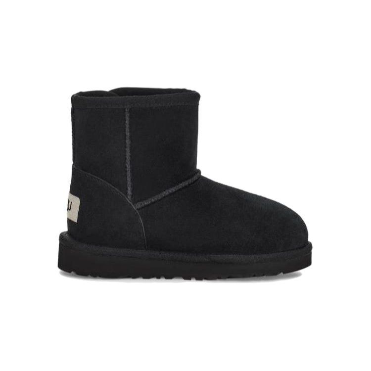 UGG Round Toe Comfortable Low Top Boots Kids Boots Black 1118890T-BLK