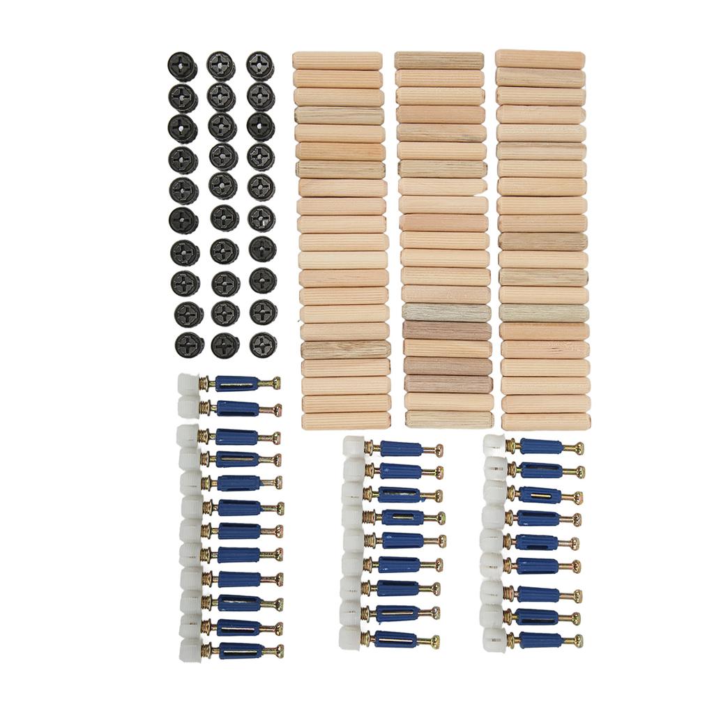 Комплект эксцентрикового колеса 3 в 1 Утолщенная гайка Винтовой крепеж Мебельная панель Фитинги