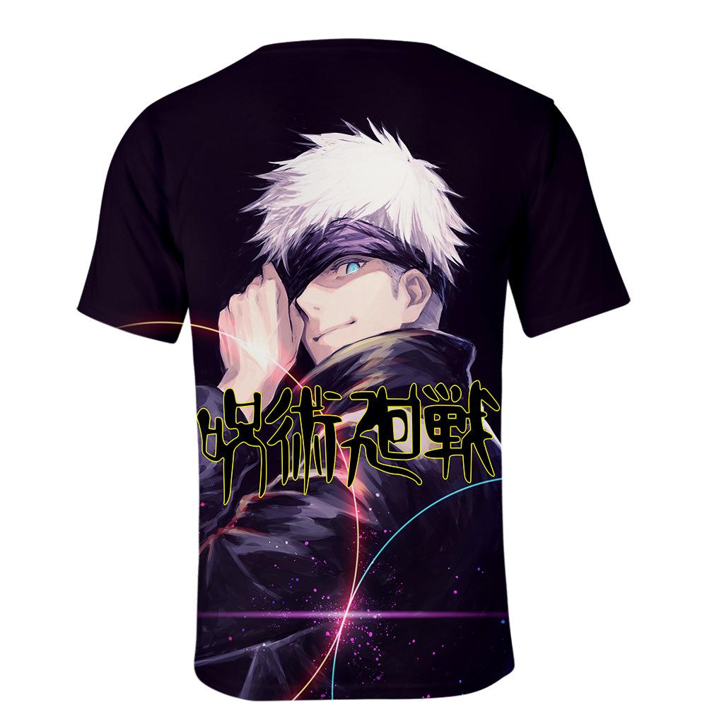 Модная футболка с 3D принтом «дзюдзюцу кайсен» для мальчиков и девочек, летняя дышащая уличная одежда, мужская одежда, мужская/женская футболка с короткими рукавами