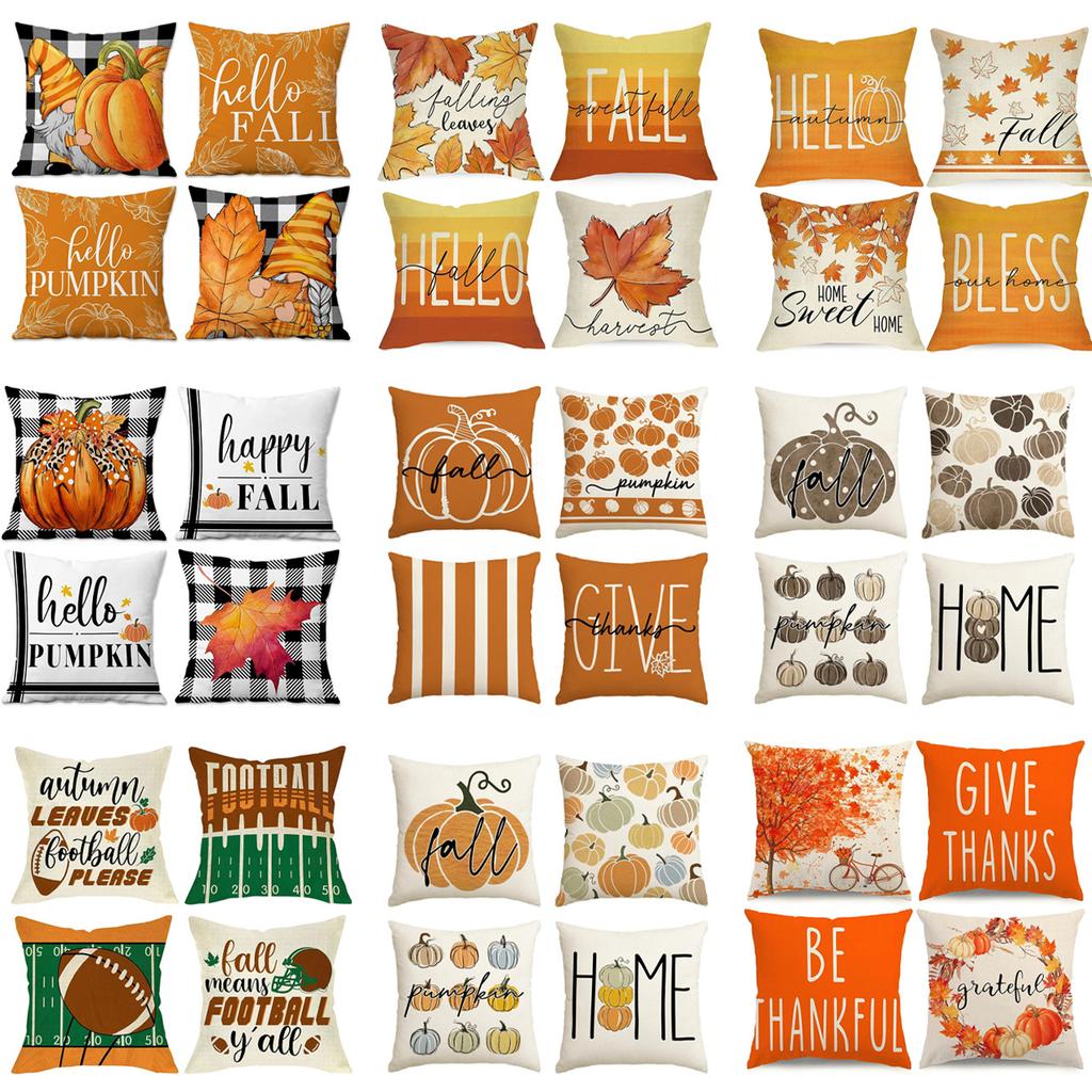 Thanksgiving Combination Pillowcase New Style Home Sofa Decorative Cushion Pillowcase