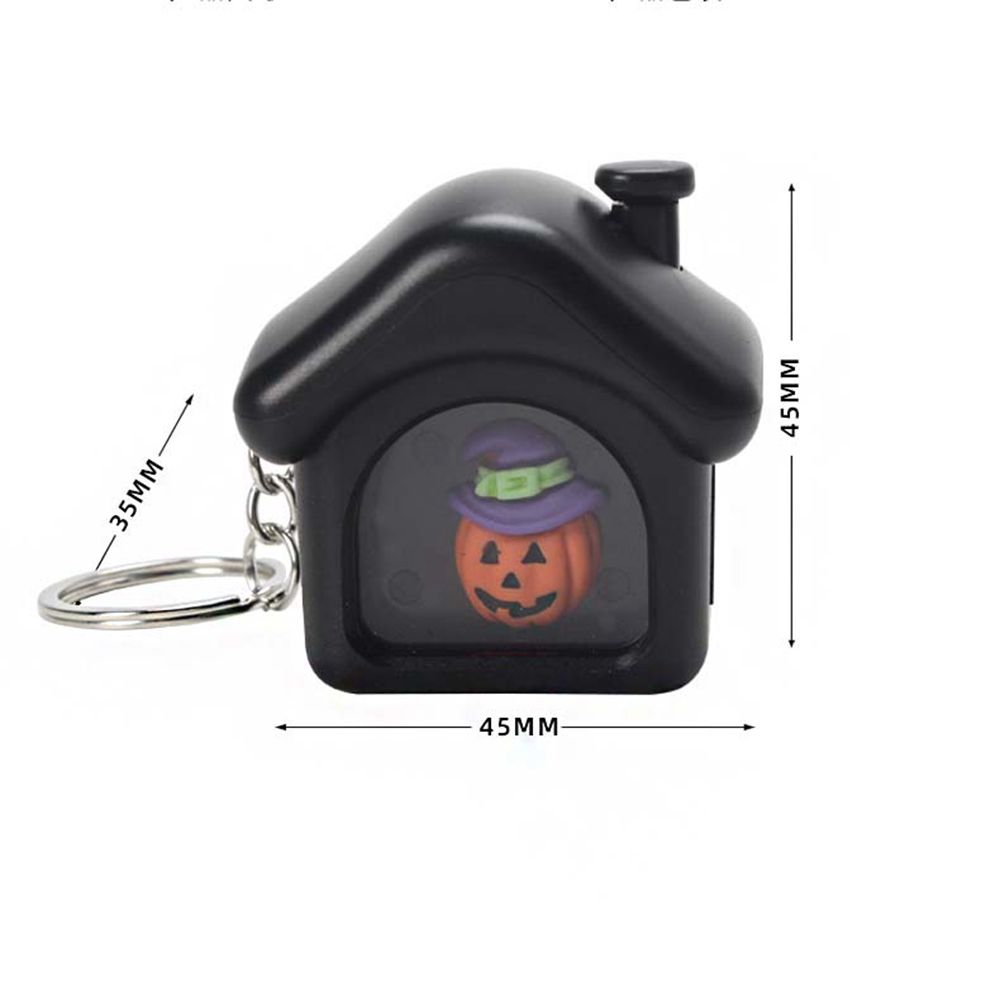 Halloween Pendant Halloween Decoration Glow Keychains Halloween Keychains Key Rings Bag Pendant
