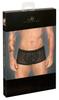 Noir - Sexy Men's Transparent Leopard Print Boxer Shorts Black 2XL