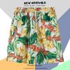Hawaiian Summer Men Quick-drying Beachwear Plus Size Swimsuit Shorts Male Fashion Casual Loose Hawaii Printing Surf Board Shorts