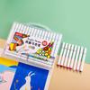 Multicolor Triangular Barrel Acrylic Markers for Students and Kids - Set of 12-60