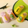 Children Cartoon Dinosaur Cotton Slipper Soft Autumn Winter Warm Princess Baby Boy Girl Indoor Home Bedroom Warm Cotton Shoes