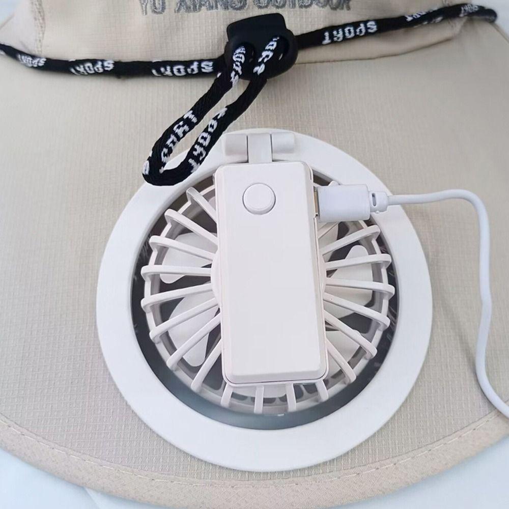 Rechargeable Charging Fan Hat UV Protection Cycling Hat Outdoor Fishing Hat  Men Women