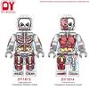 Очень большой прозрачный скелет Модель Строительный блок Игрушка DY1813-1814