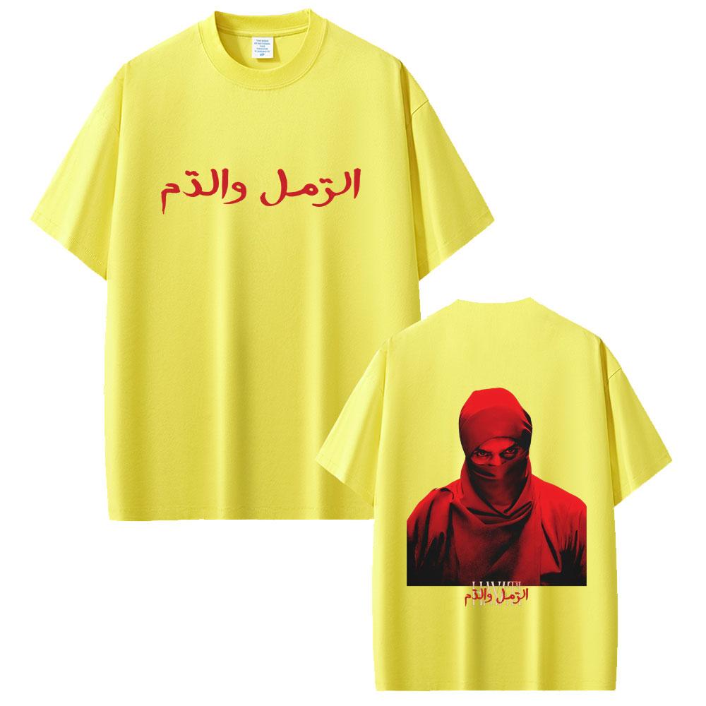 Hot Sale Rapper Niro HAYATI Album Graphic Tshirt Men Women Fashio Hip Hop Oversized Streetwear Male High Quality Cotton Tshirt