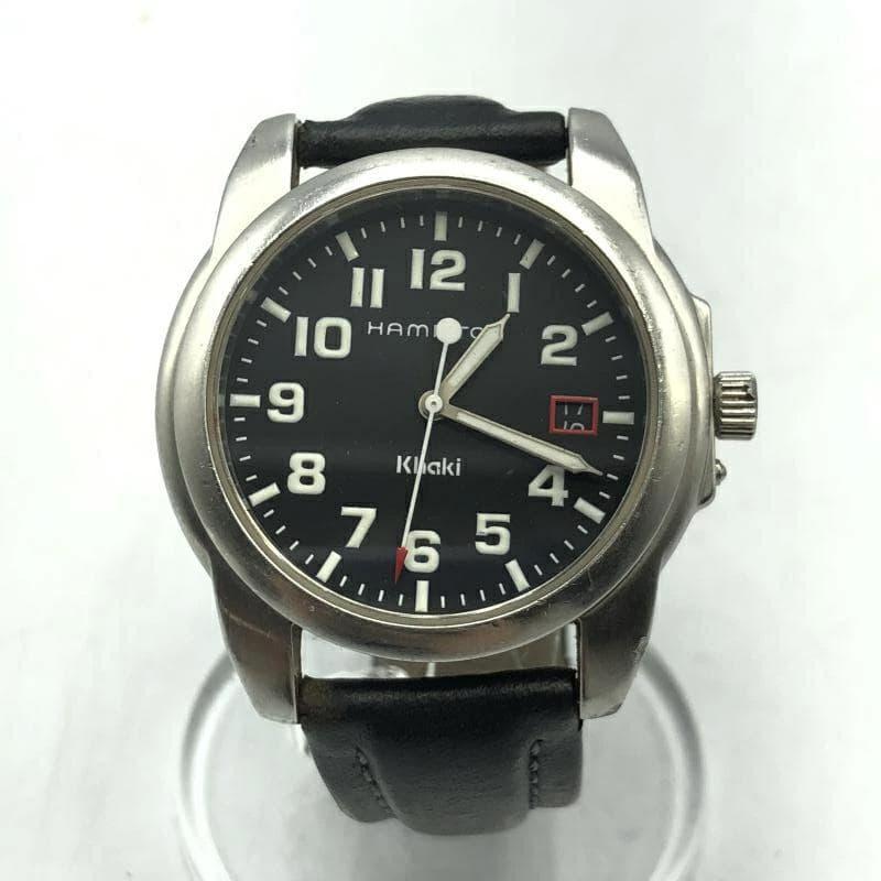 Б/у HAMILTON Khaki6309 10ATM ДЕНЬ Кварцевые Ремешок Неоригинальный