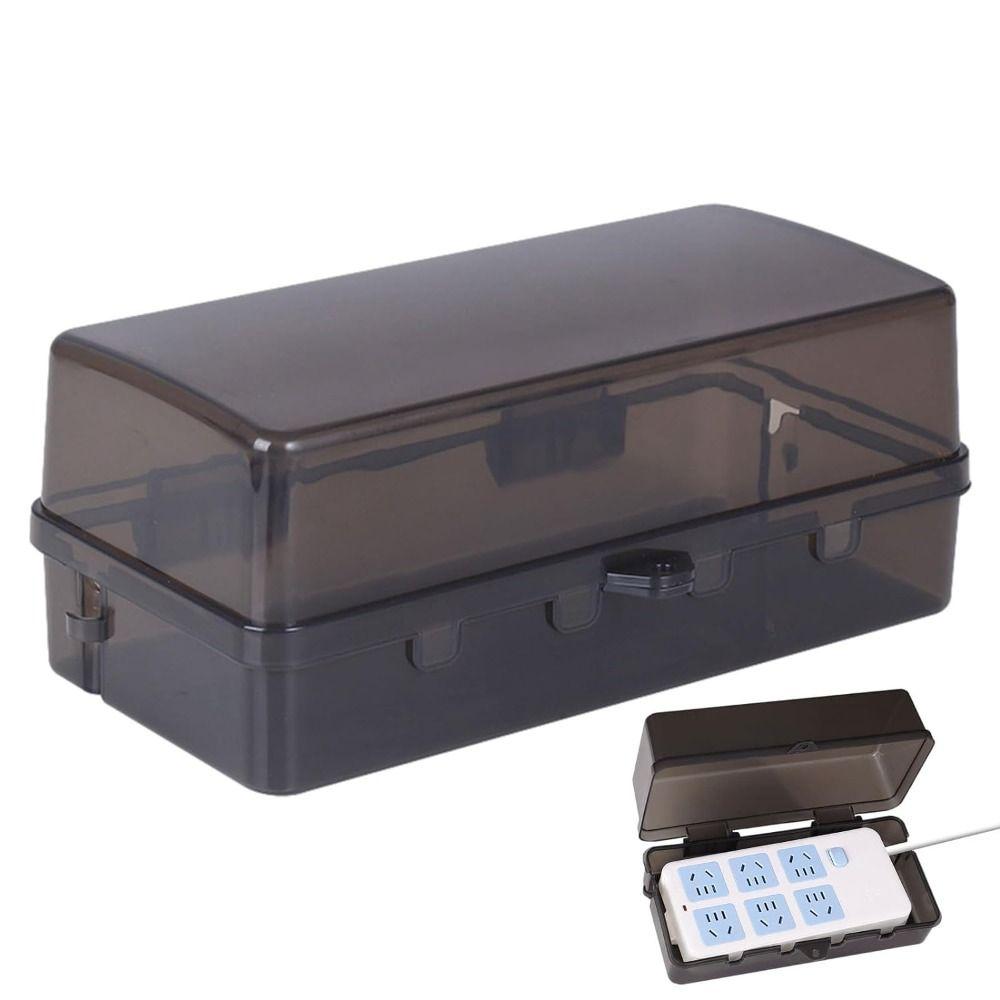 Waterproof Extension Lead Cover Anti-theft Socket Protective Cover Portable Plug Box  Outdoor