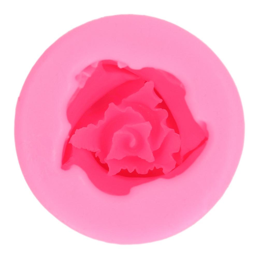 Non Stick Rose Silicone Mould 3D Shape 3D Rose Flower Mould Cake Tools Soap Mould DIY Crafts
